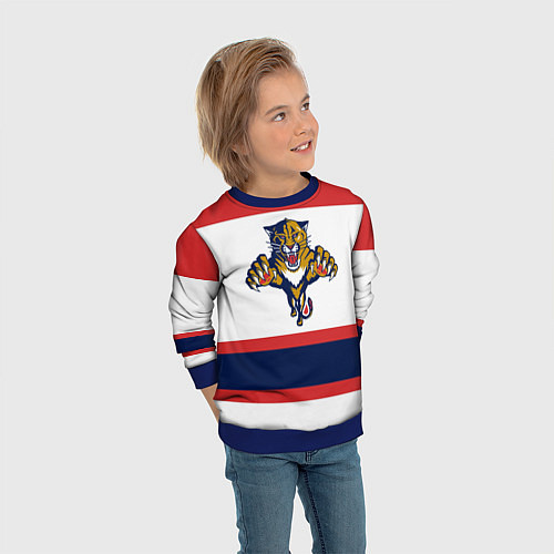 Детский свитшот Florida Panthers / 3D-Синий – фото 3