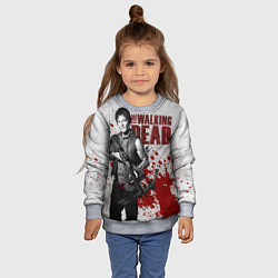 Свитшот детский Walking Dead: Deryl Dixon, цвет: 3D-меланж — фото 2