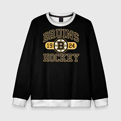 Свитшот детский Boston Bruins: Est.1924, цвет: 3D-белый