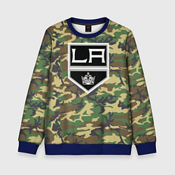 Свитшот детский Kings Camouflage, цвет: 3D-синий