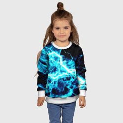 Свитшот детский Energy, цвет: 3D-белый — фото 2