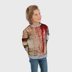 Свитшот детский Бинты 1, цвет: 3D-меланж — фото 2