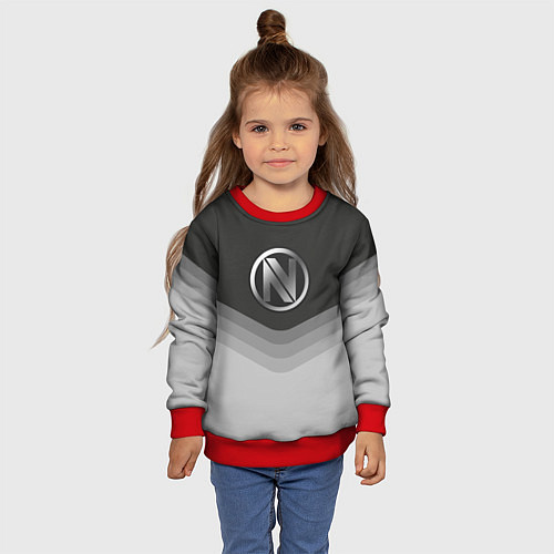 Детский свитшот EnVyUs Uniform / 3D-Красный – фото 4