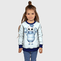 Свитшот детский Santa Sans, цвет: 3D-синий — фото 2