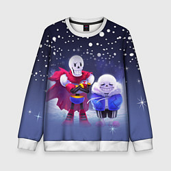 Детский свитшот Sans & Papyrus