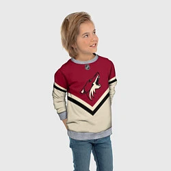 Свитшот детский NHL: Arizona Coyotes, цвет: 3D-меланж — фото 2