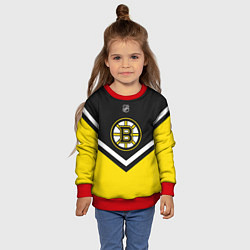 Свитшот детский NHL: Boston Bruins, цвет: 3D-красный — фото 2