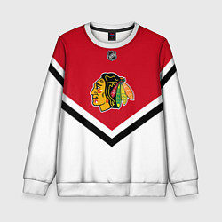 Свитшот детский NHL: Chicago Blackhawks, цвет: 3D-белый