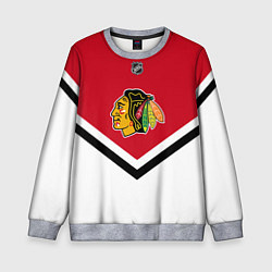 Свитшот детский NHL: Chicago Blackhawks, цвет: 3D-меланж