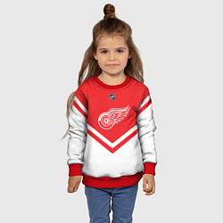 Свитшот детский NHL: Detroit Red Wings, цвет: 3D-красный — фото 2