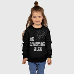 Свитшот детский Default City, цвет: 3D-черный — фото 2