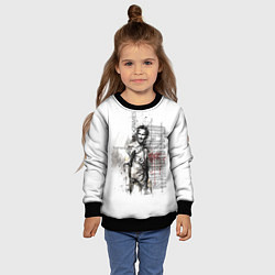 Свитшот детский Rick Grimes, цвет: 3D-черный — фото 2