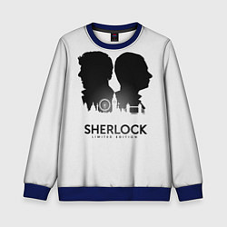 Свитшот детский Sherlock Edition, цвет: 3D-синий