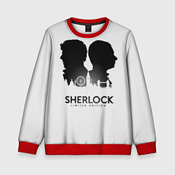Свитшот детский Sherlock Edition, цвет: 3D-красный