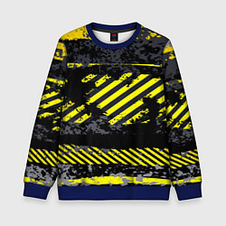 Свитшот детский Grunge Line, цвет: 3D-синий