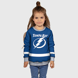 Свитшот детский Tampa Bay: Kucherov, цвет: 3D-меланж — фото 2