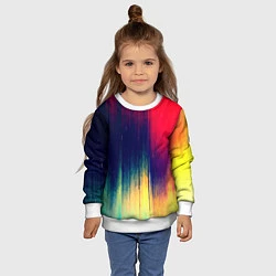 Свитшот детский Stylize color, цвет: 3D-белый — фото 2