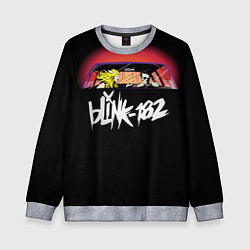 Свитшот детский Blink-182, цвет: 3D-меланж