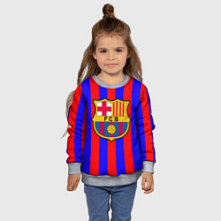 Свитшот детский Barca FCB Club, цвет: 3D-меланж — фото 2