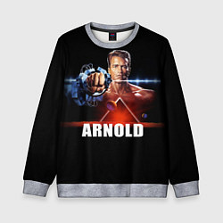 Свитшот детский Iron Arnold, цвет: 3D-меланж