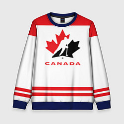 Свитшот детский Canada Team, цвет: 3D-синий