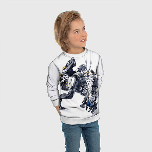 Детский свитшот HZD 5 / 3D-Белый – фото 3