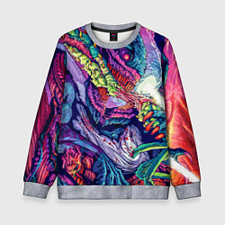 Свитшот детский Hyper Beast Style, цвет: 3D-меланж