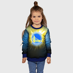 Свитшот детский Golden State Warriors 4, цвет: 3D-синий — фото 2