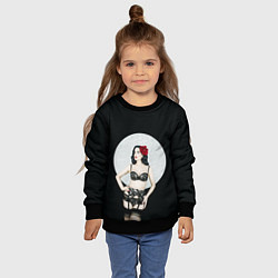 Свитшот детский Дита Фон Тиз, цвет: 3D-черный — фото 2