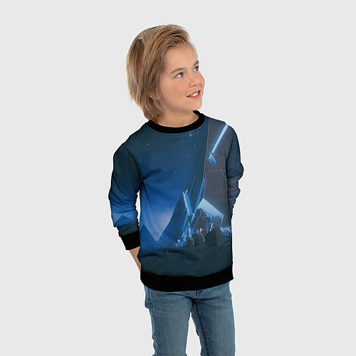 Детский свитшот Imagine Dragons: Mountain / 3D-Черный – фото 3