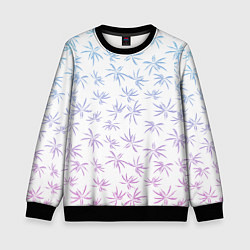 Свитшот детский Palm Rise Gradient, цвет: 3D-черный