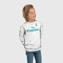 Свитшот детский Real Madrid, цвет: 3D-белый — фото 2