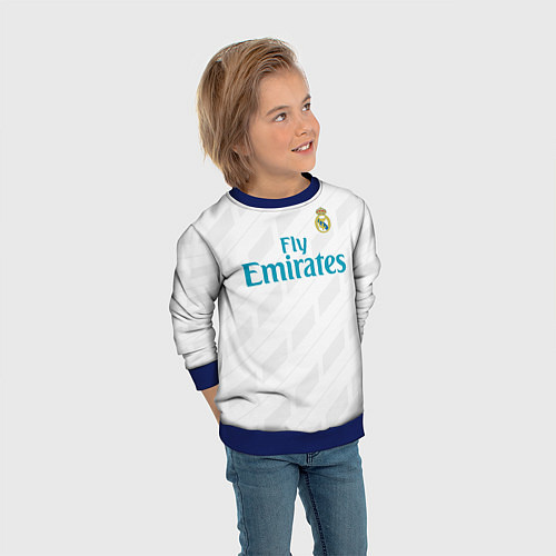 Детский свитшот Real Madrid / 3D-Синий – фото 3