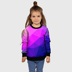 Свитшот детский Geometrica, цвет: 3D-черный — фото 2