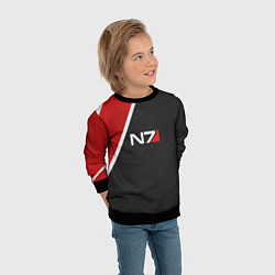 Свитшот детский N7 Space, цвет: 3D-черный — фото 2
