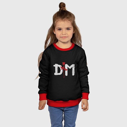Детский свитшот DM: Rose / 3D-Красный – фото 4