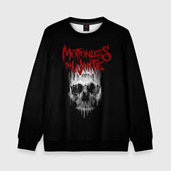 Свитшот детский MIW Skull, цвет: 3D-черный
