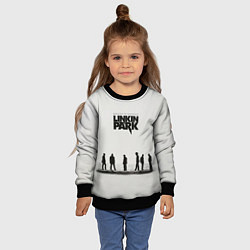 Свитшот детский Группа Linkin Park, цвет: 3D-черный — фото 2