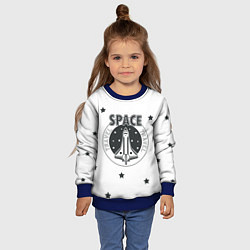 Свитшот детский Space travel, цвет: 3D-синий — фото 2