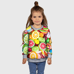 Свитшот детский Candy Summer, цвет: 3D-меланж — фото 2