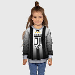 Свитшот детский Juventus FC: New logo, цвет: 3D-меланж — фото 2