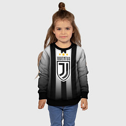 Свитшот детский Juventus FC: New logo, цвет: 3D-черный — фото 2