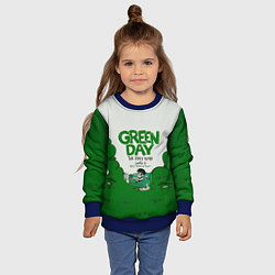 Свитшот детский Green Day: The early years, цвет: 3D-синий — фото 2
