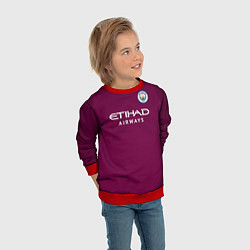 Свитшот детский Man City FC: Away 17/18, цвет: 3D-красный — фото 2