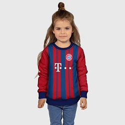 Свитшот детский Bayern FC: Original 2018, цвет: 3D-синий — фото 2