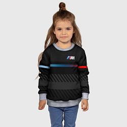 Свитшот детский BMW: Brand Lines, цвет: 3D-меланж — фото 2