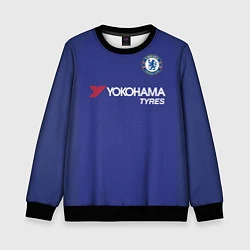 Свитшот детский Chelsea FC: Hazard Home 17/18, цвет: 3D-черный