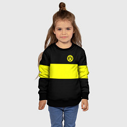 Свитшот детский Borussia 2018 Black and Yellow, цвет: 3D-черный — фото 2