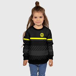Свитшот детский FC Borussia 2018 Original #3, цвет: 3D-черный — фото 2