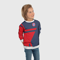 Свитшот детский FC Bayern: Star, цвет: 3D-белый — фото 2